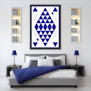 Buscar triángulos azules posters Triangular