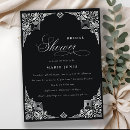 Buscar black white 13x18 invitaciones Geométrico