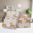 Buscar corgi galés papel de regalo Lindo