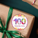 Buscar número 100 pegatinas 100 º cumpleaños
