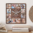 Buscar rústico relojes de pared Familia
