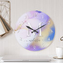 Buscar color violeta relojes de pared Para todos