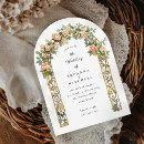 Buscar pintado a mano boda invitaciones Caprichoso