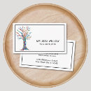 Buscar instructor la yoga de tarjetas de visita Elegante