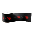 Buscar corazones rojos cintas Día de san valentín