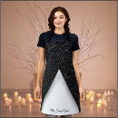 Buscar vestido negro delantales Elegante