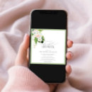 Buscar orquídea verde invitaciones Acuarela