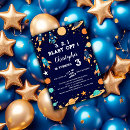 Buscar cohete de espacio invitaciones Cualquier niño