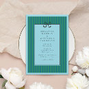 Buscar raya de la turquesa invitaciones Moderno