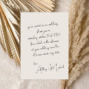 Buscar manuscrito boda invitaciones Para ella