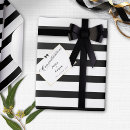 Buscar rayas blancas negras papel de regalo Para ellos