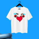 Buscar mariquita camisetas Rojo
