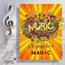 Buscar diseño musical postales Amante de la música