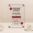 Buscar del casino invitaciones de cumpleaños Moderno