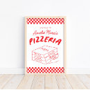 Buscar la pizza posters fiesta Caprichoso