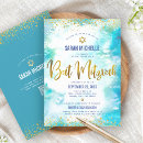 Buscar bat mitzvah invitaciones Estrella de david