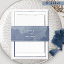 Buscar boda cintas invitaciones Azul marino