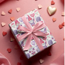 Buscar gnomo papel de regalo Rojo