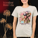 Buscar día para internacional mujer camisetas Para ella
