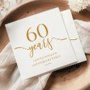 Buscar 60 aniversario servilletas Parejas
