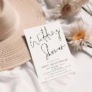 Buscar blanco y negro elegante boda invitaciones Tipográfico