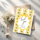 Buscar rayas amarillas tarjetas Vintage