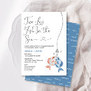 Buscar pesca 13x18 invitaciones Azul