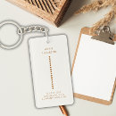 Buscar limpio rectangulares llaveros Elegante