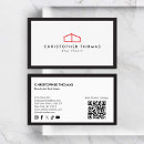 Buscar propiedad residencial tarjetas de visita Constructor