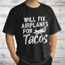 Buscar humor de la aviación camisetas Mecánico de avión