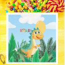 Buscar fósil servilletas Cumpleaños de dinosaurio