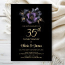 Buscar aniversario de 35 años invitaciones Floral