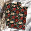 Buscar flores rojas papel de seda General y unisex