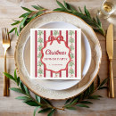 Buscar navidad vintage servilletas Rojo