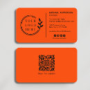 Buscar naranja rojo tarjetas de visita Corporación