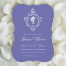 Buscar violeta invitaciones Ducha de novia