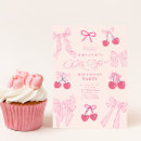 Buscar cereza invitaciones Dibujado a mano