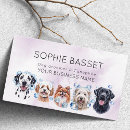 Buscar grooming tarjetas de visita Acuarela