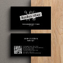 Buscar barbershop tarjetas de visita Estilista de pelo