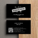 Buscar barbershop tarjetas de visita Único