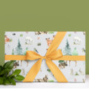 Buscar watercolor papel de regalo Bosque