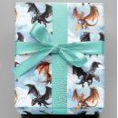 Buscar dragón papel de regalo Envoltura