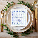 Buscar rayas azules servilletas Para ella