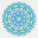 Buscar mandala azul pegatinas Boho