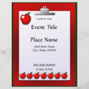 Buscar manzanas flyers Educación