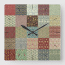 Buscar patchwork relojes de pared Vintage