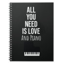 Buscar música del piano cuadernos General y unisex