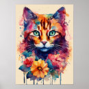 Buscar gatos blancos posters Negro y blanco