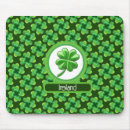 Buscar irlandés verde alfombrillas de raton Afortunado
