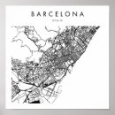 Buscar mapa de barcelona posters Minimalista